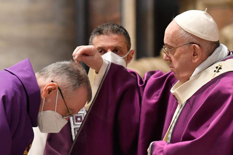 pope ash wednesday lent