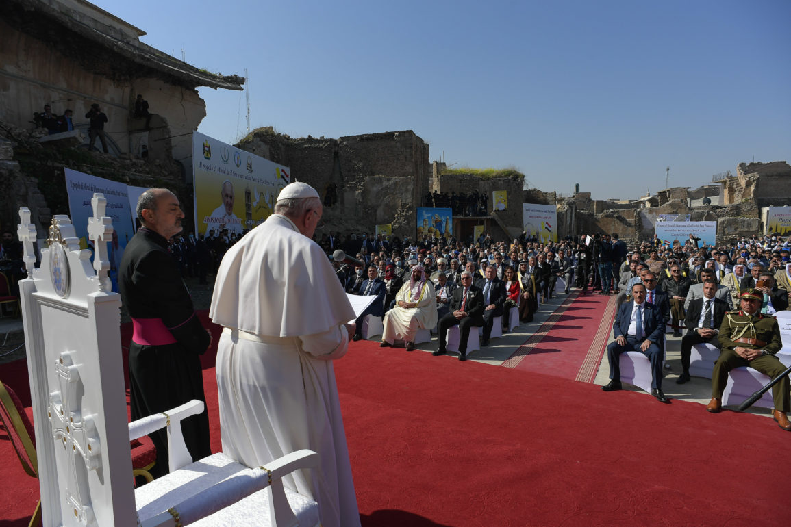 Irak oración Papa Mosul