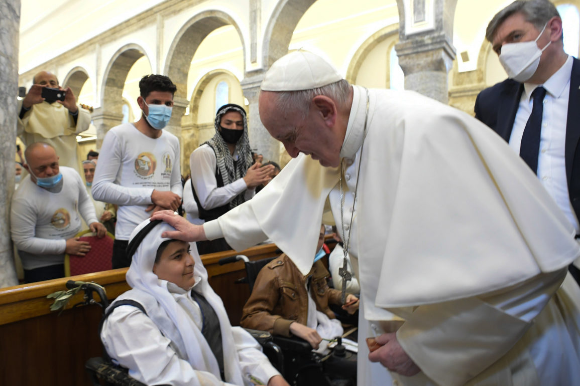 Pope in Qaraqosh - Copyright: Vatican Media