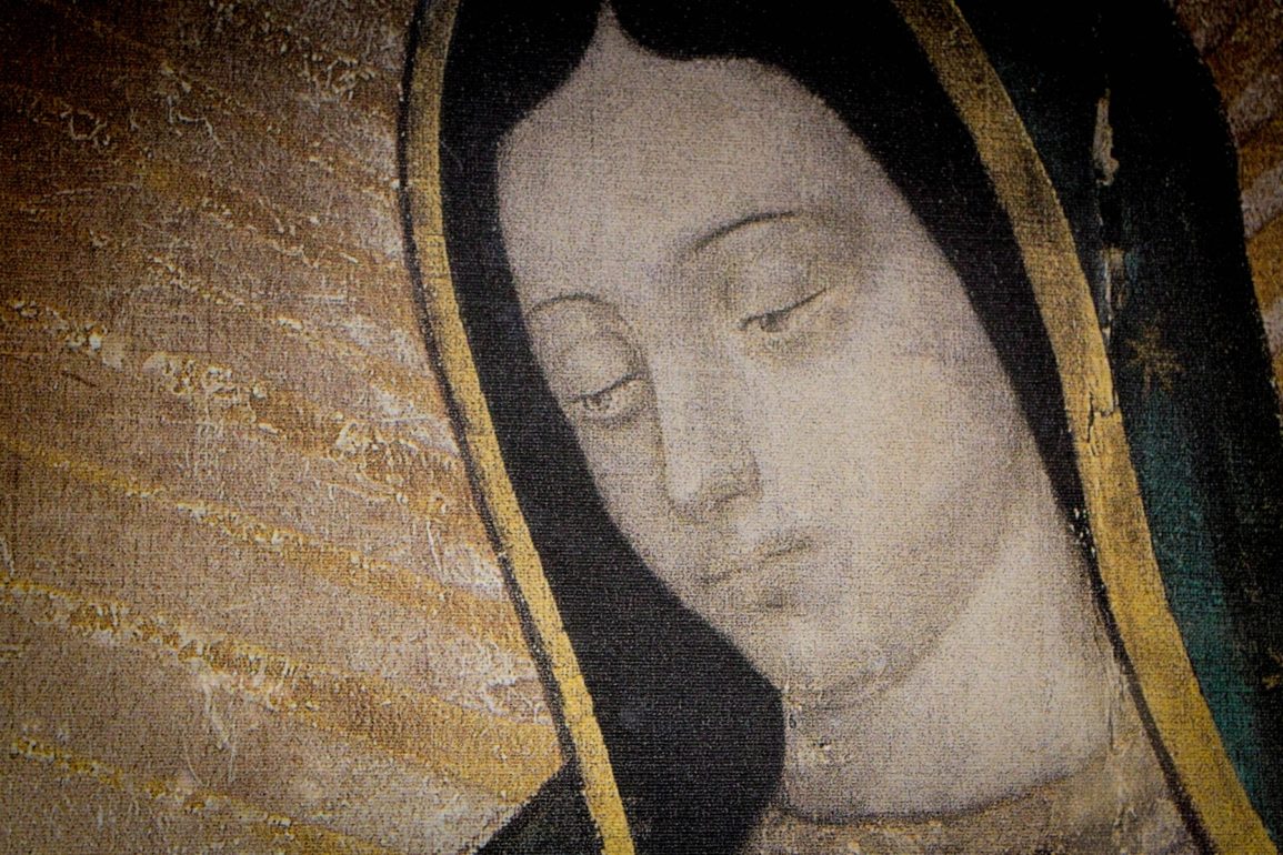 Virgen Guadalupe Biden