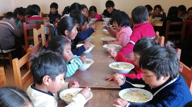 Bolivia diócesis comedor