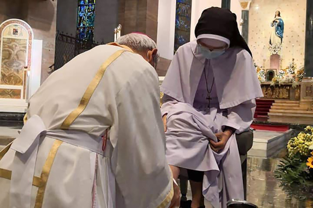 Bishop Myanmar Nun