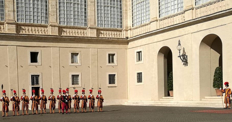 La gratitudine del Pontefice alla Guardia svizzera
