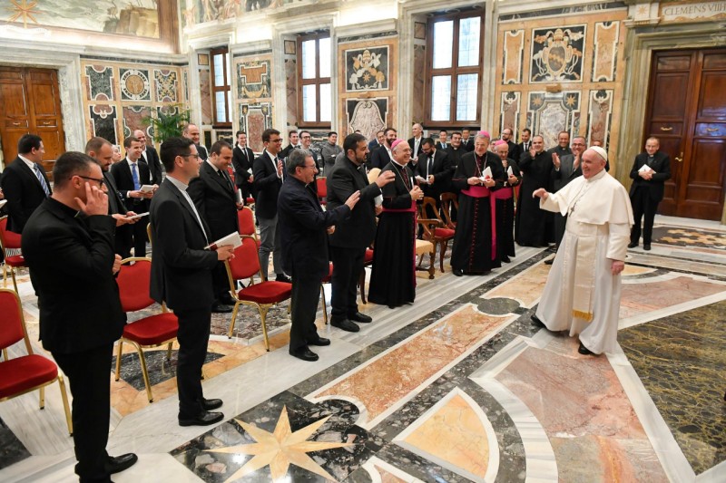 papa seminaristas encuentro