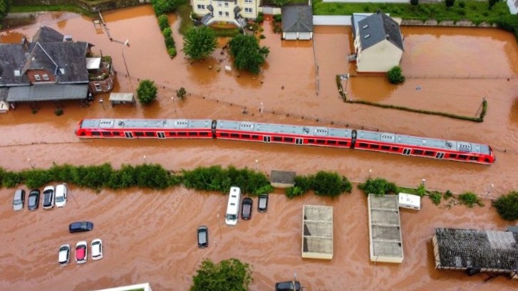 Pésame Papa inundaciones Alemania