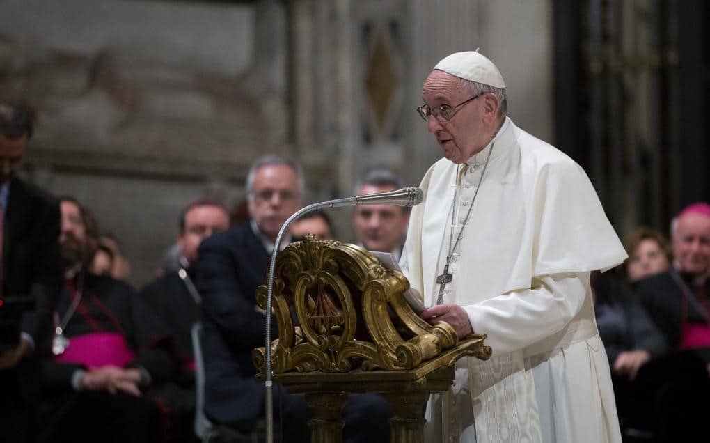 oración paz ceremonia Papa