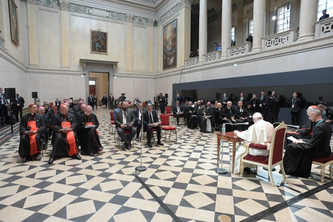 Papa unidad líderes religiosos Hungría