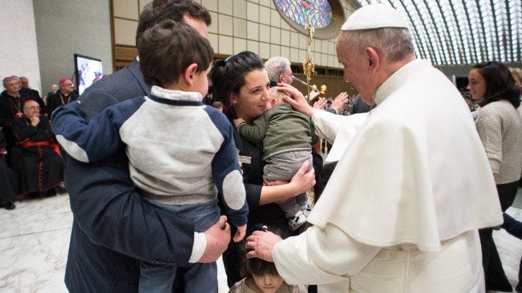 Papa familia unida oración