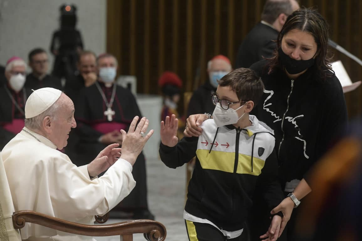 Pope at General Audience in Paul VI Hall - Copyright: Vatican Media