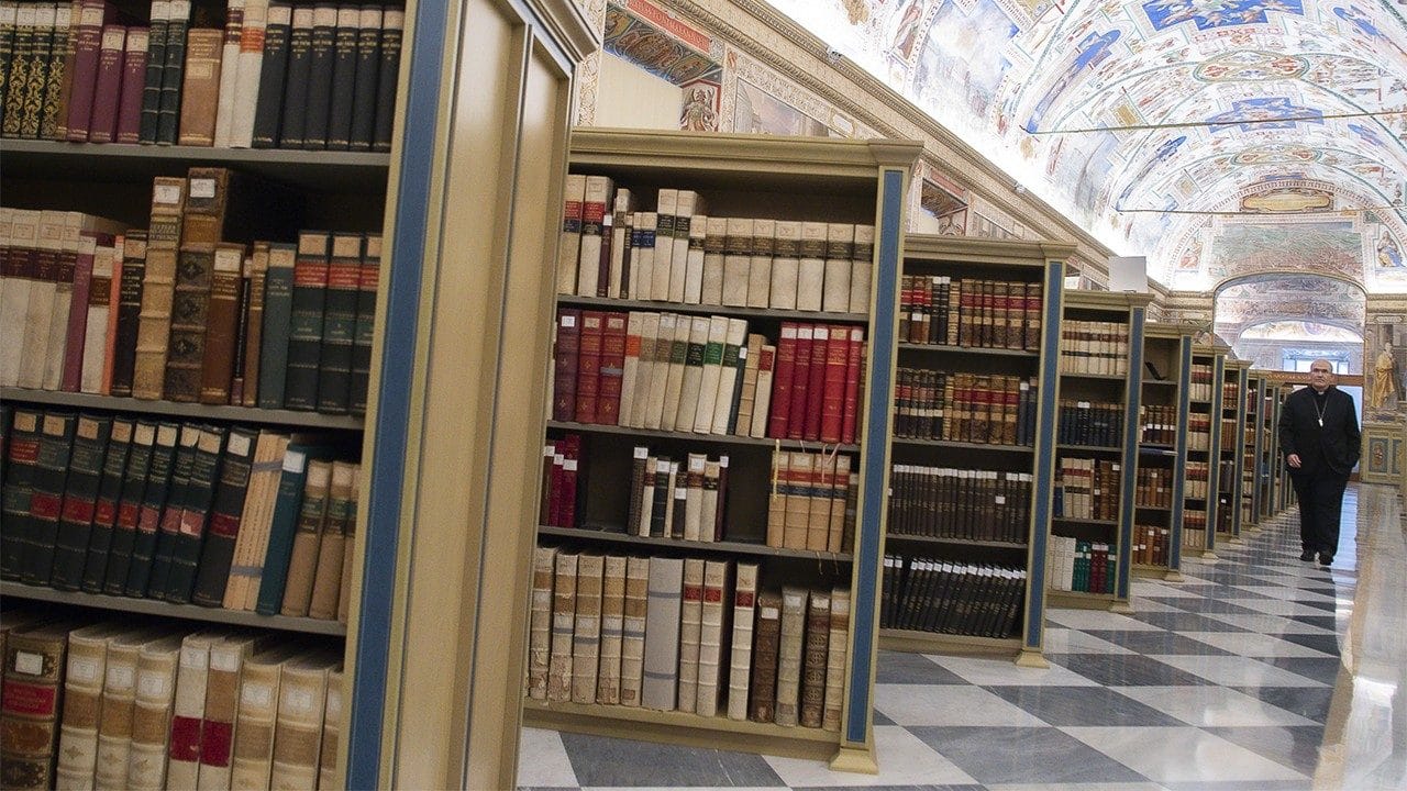 Papa muestra Biblioteca Vaticana