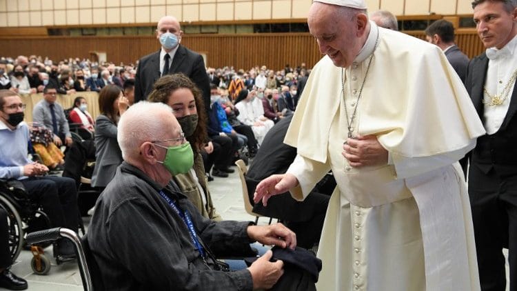 Pope Francis at General Audience in Vatican's Paul VI Hall © Vatican Media