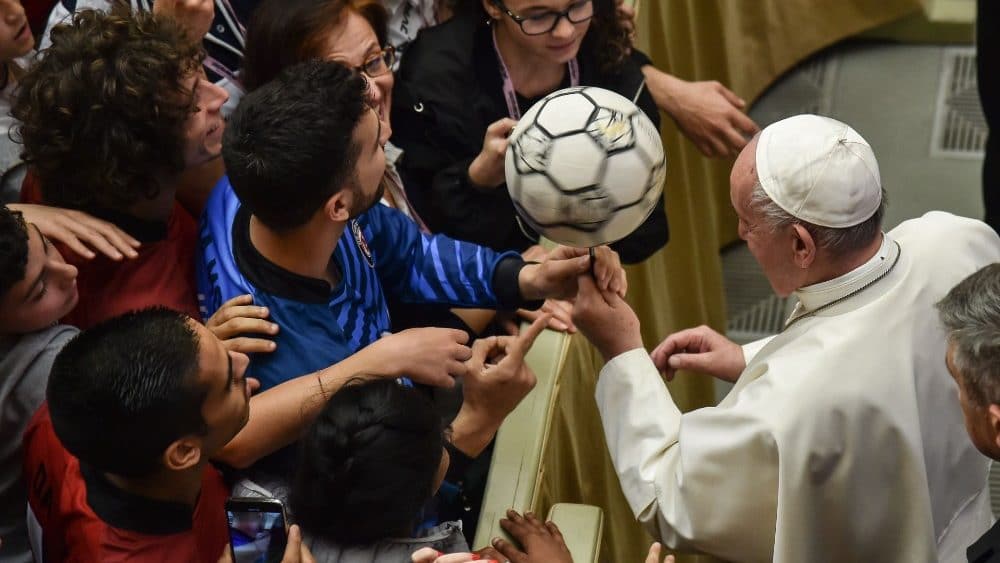 Fútbol partido Fratelli Tutti