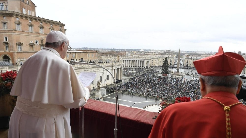 Benedizione “Urbi et Orbi” Natale 2021