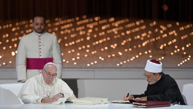 Papa Francesco e Imam Al-Azhar