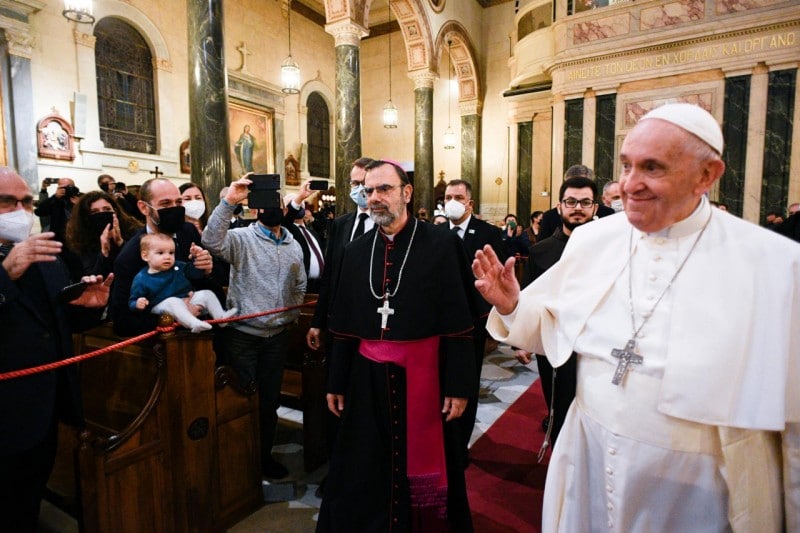 Grecia Papa comunidad católica