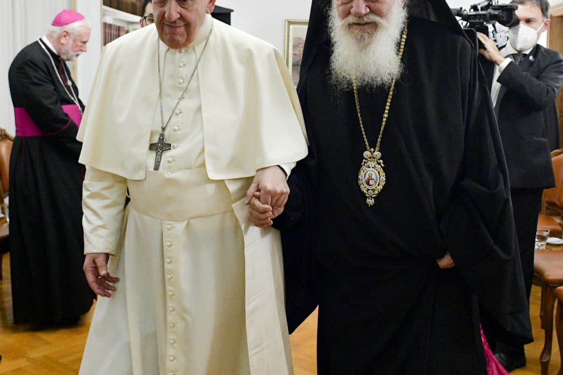 Pope and Hieronymos II