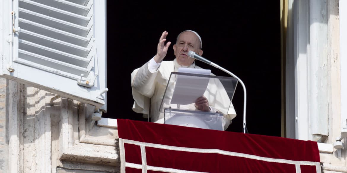Pope at Angelus - Copyright: Vatican Media