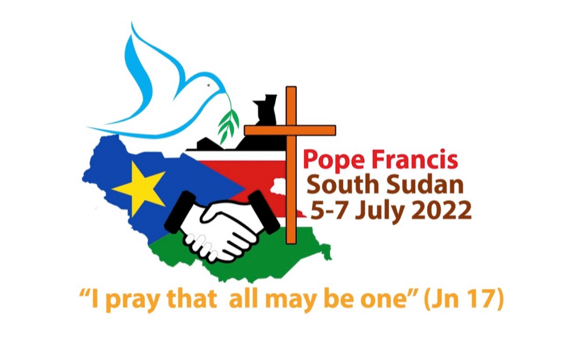 Logo lema Papa Sudán