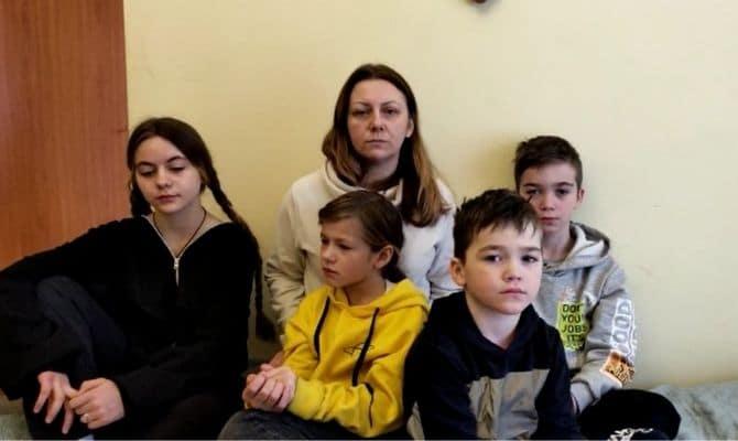 Displaced Ukrainian Mom