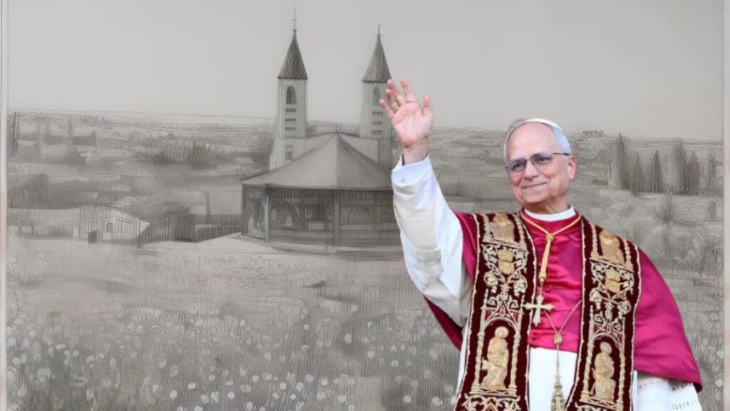 Al Papa de la paz desde Medjugorje, el pueblo de la Virgen de la Paz