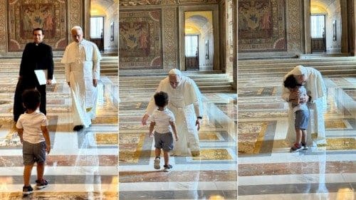 Un Papa que abraza: el gesto que tocó los corazones en Castel Gandolfo